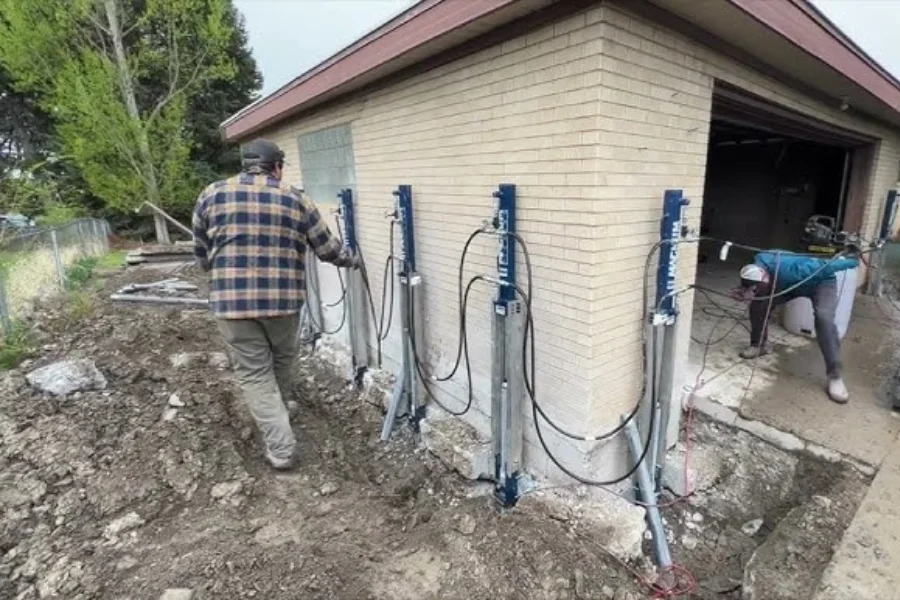 Injection pier installation in Osprey, FL