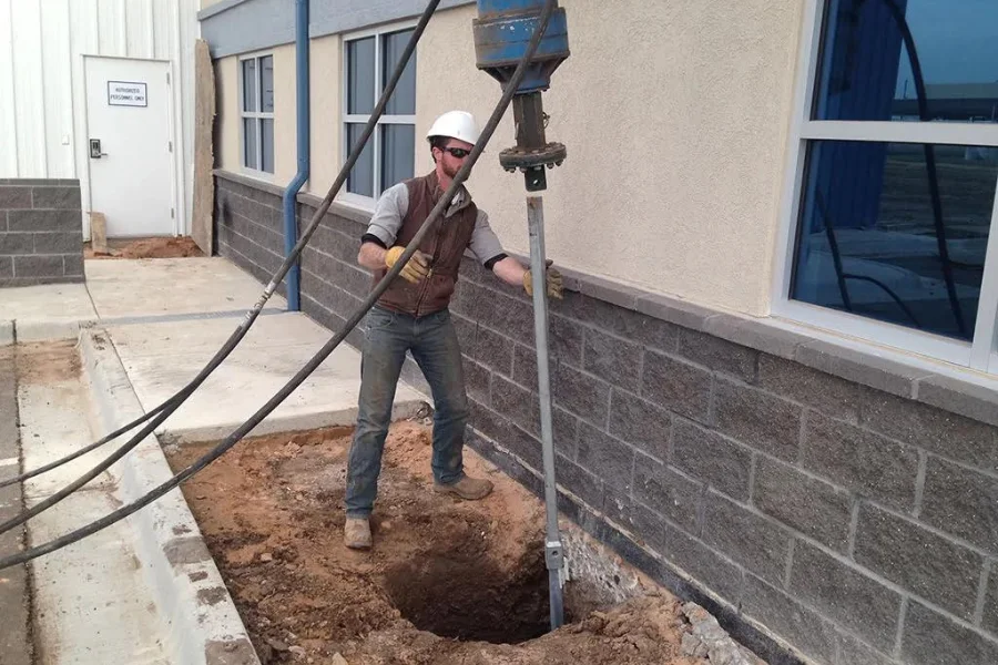 Injection pier installation in Osprey, FL