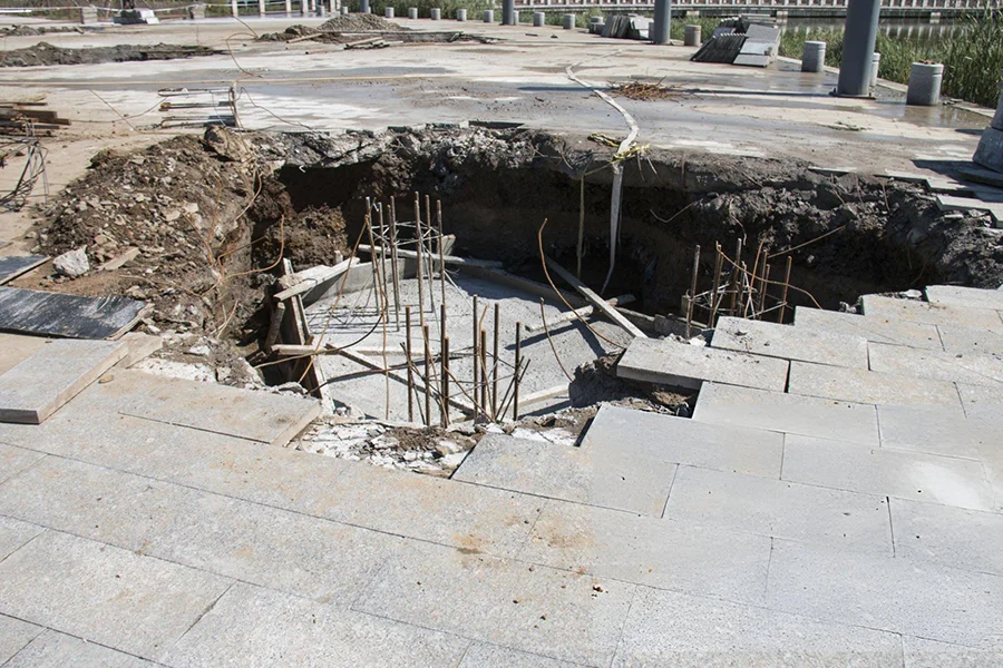 Sinkhole remediation in Osprey, FL