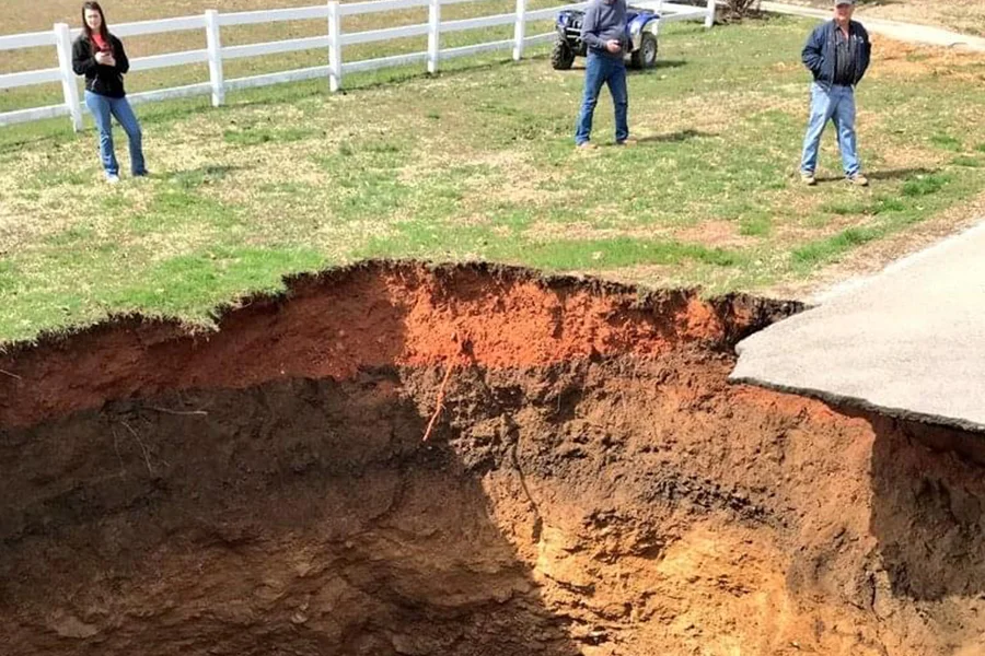 Sinkhole remediation in Osprey, FL